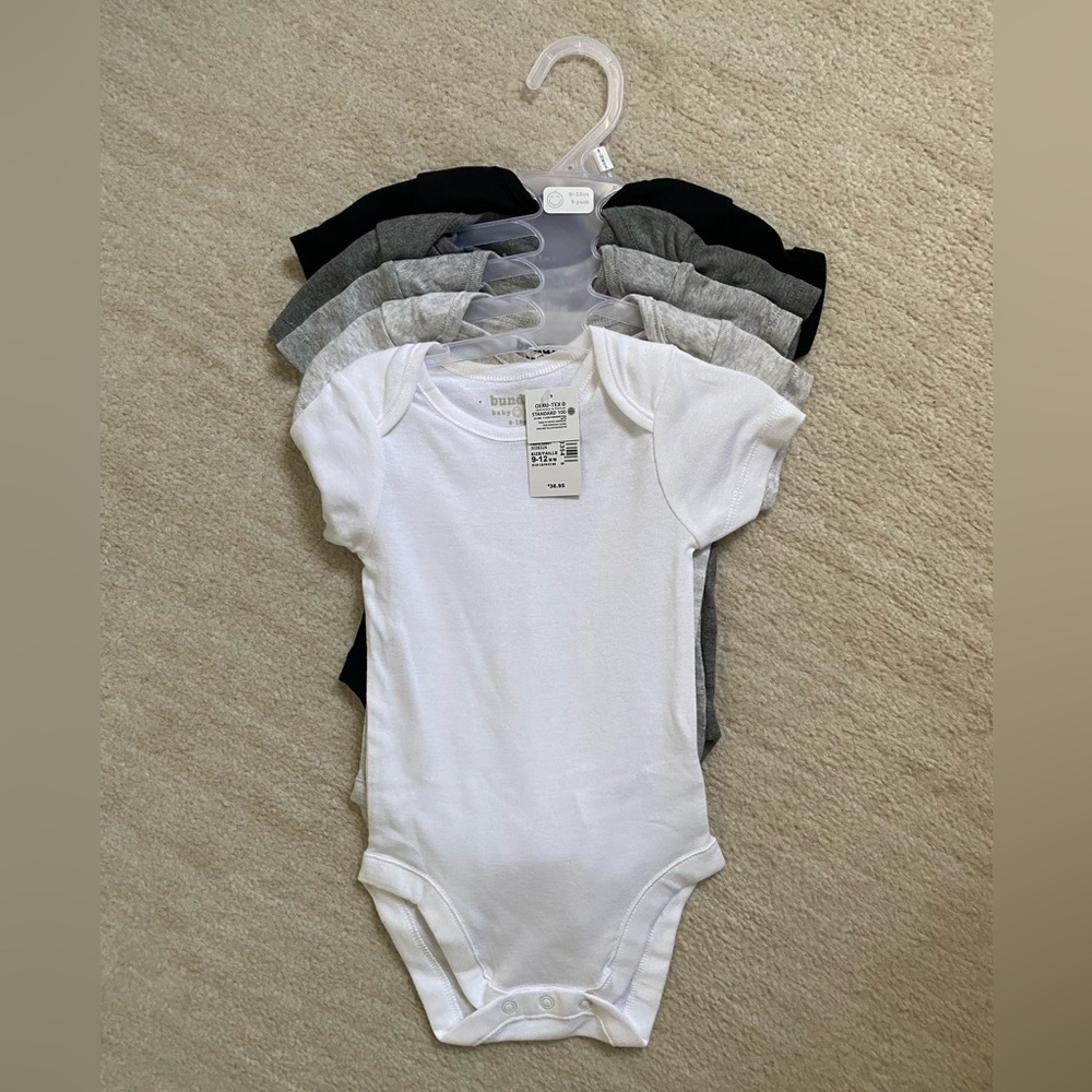 The Children’s Place, Onesie Pack, 9-12 months *** New w/ tags